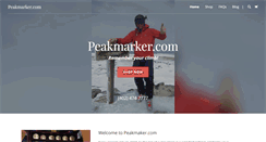 Desktop Screenshot of peakmarker.com