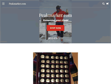 Tablet Screenshot of peakmarker.com